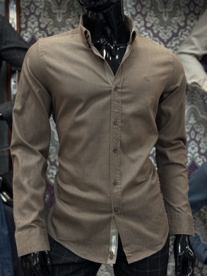 Koszule męskie na długi rękaw - Tureckie (M-3XL) NG4005