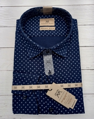 Koszule męskie na długi rękaw - Tureckie (L-4XL) DH16028