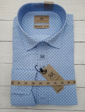 Koszule męskie na długi rękaw - Tureckie (L-4XL) DH16026