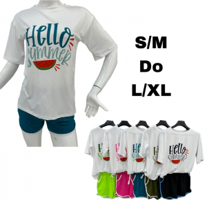Komplet damski na krótki rękaw (S-XL) DH15561