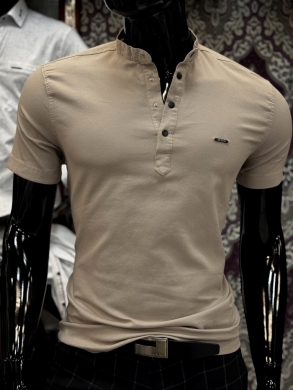 Koszule męskie na krótki rękaw SLIM - Tureckie (M-3XL) DH14758