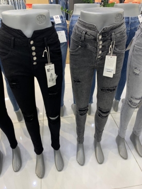 Spodnie jeansowe damskie (XS-XL) TP14653