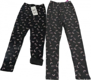 Legginsy dziewczęce ocieplane (8-16lat) NG3341
