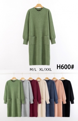 Sweter tunika damska (M-2XL) NG3394