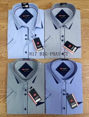 Koszule męskie na krótki rękaw (3/4XL-7/8XL) DH14576