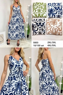 Sukienka damska bez rękawów (2XL-5XL) DH18102