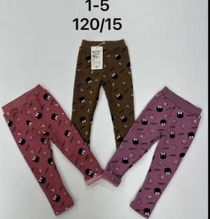 Legginsy dziewczęce ocieplane (1-5) NG4030