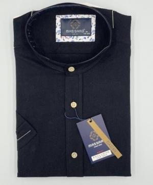 Koszule męskie krótki rękaw - Tureckie (M-2XL) DH19180