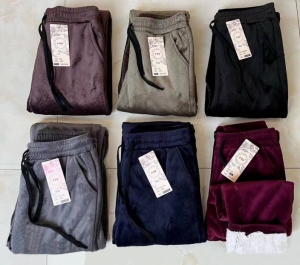 Spodnie welurowe damskie (2XL-6XL) DN15906