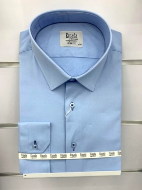 Koszule męskie na długi rękaw Slim Fit z elastanem - Tureckie (S/M-2XL/3XL) TPA2365
