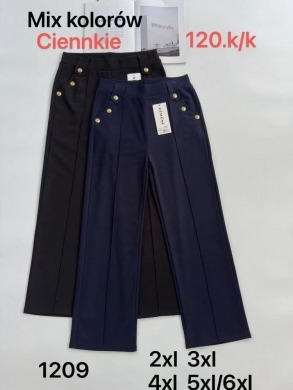 Spodnie materiałowe damskie (2XL-6XL) NG421