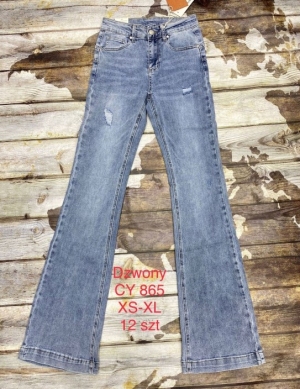 Spodnie jeansowe damskie (XS-XL) TP9126