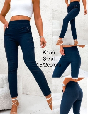 Spodnie materiałowe damskie (3XL-7XL) DH16232