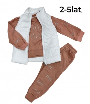 Komplet dziewczęcy 3 częściowy (6-24msc) NG3479