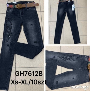 Spodnie jeansowe damskie (XS-XL) TP2286
