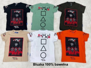 Bluzki chłopięce na krótki rękaw (110-134) DH11634