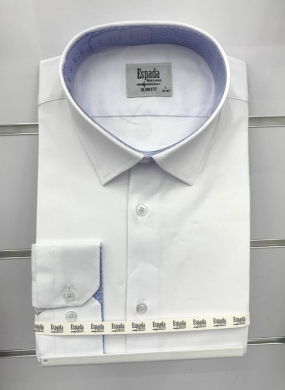 Koszule męskie na długi rękaw Slim Fit z elastanem - Tureckie (S/M-2XL/3XL) TPA2354
