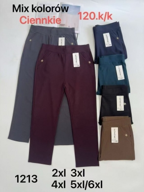 Spodnie materiałowe damskie (2XL-6XL) NG419