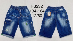 Spodenki chłopięce jeansowe (134-164) TP10241