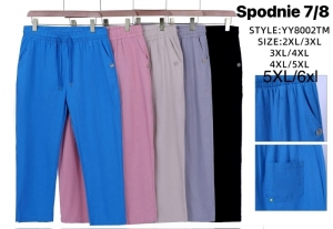 Spodnie materiałowe damskie (2XL-6XL) DH15624