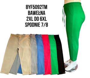 Spodnie materiałowe damskie (2XL-6XL) DH15633