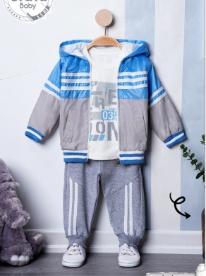 Komplet chłopięce - 3 częściowe (9-24M) DH8048