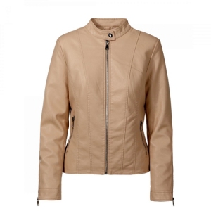 Kurtka damska skórzana jesienna (S-XL) DH3948
