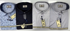 Koszule męskie na krótki rękaw - Tureckie (L-5XL) DH15092