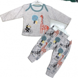 Komplet chłopięcy na długi rękaw (6-24m) TP11180