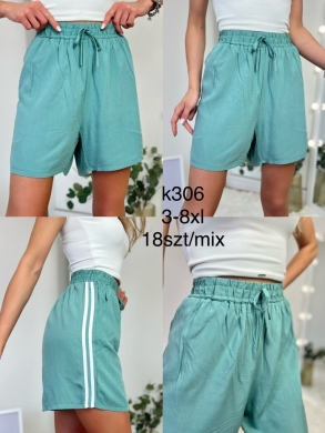 Szorty damskie materiałowe (3XL-7/8XL) DH16537
