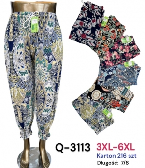 Spodnie alladynki damskie (3XL-6XL) TP7512