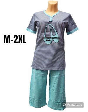 Piżama damska na krótki rękaw (M-2XL) TP4816