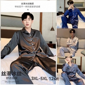 Piżamy męskie z długim rękawem (3XL-5XL) TP6707