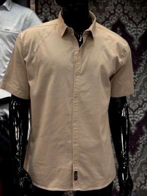 Koszule męskie na krótki rękaw REGULAR - Tureckie (2XL-6XL) DH14790