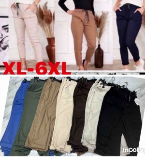 Spodnie materiałowe damskie (XL-6XL) DH14190