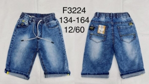 Spodenki chłopięce jeansowe (134-164) TP10250