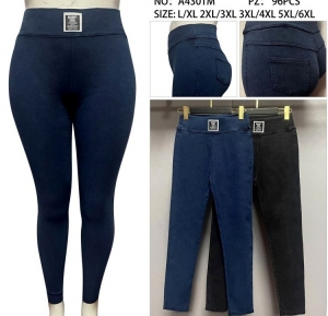 Spodnie materiałowe damskie (XL-6XL) DH2356