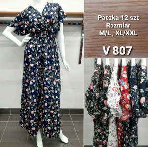 Sukienki damskie krótki rękaw (M/L-XL/2XL) TP16903