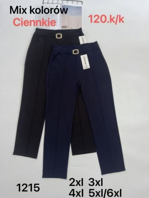 Spodnie materiałowe damskie (2XL-6XL) NG428