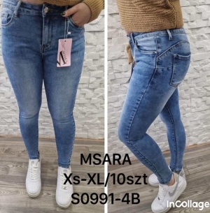 Spodnie jeansowe damskie (XS-XL) TP2357