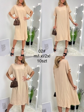 Sukienka damska na krótki rękaw (M-2XL) DH16321