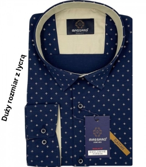 Koszule męskie na długi rękaw - Tureckie (3XL-6XL) DH19081