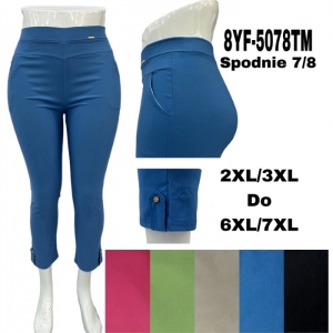 Spodnie materiałowe damskie (2XL-6XL) DH15628