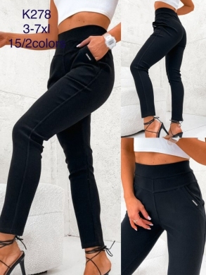 Spodnie materiałowe damskie (3XL-7XL) DH16234