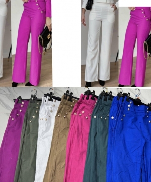 Spodnie materiałowe damskie (S-2XL) TP6435