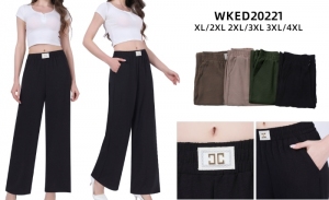 Spodnie materiałowe damskie (XL-4XL) DH12038