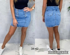 Spódnice damskie jeansowe (XS-XL) TP13762