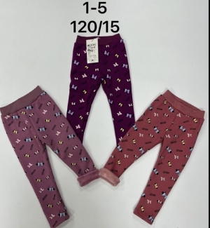 Legginsy dziewczęce ocieplane (1-5) NG4032
