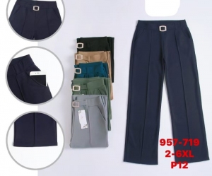Spodnie materiałowe damskie (2XL-6XL) NG5667