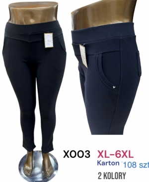 Spodnie materiałowe damskie (XL-6XL) TP4264
